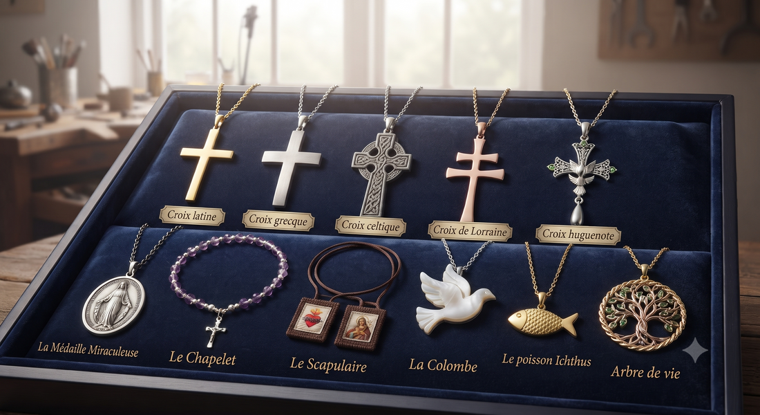 Bijoux catholiques : quels sont les plus beaux symboles de foi à porter au quotidien ?